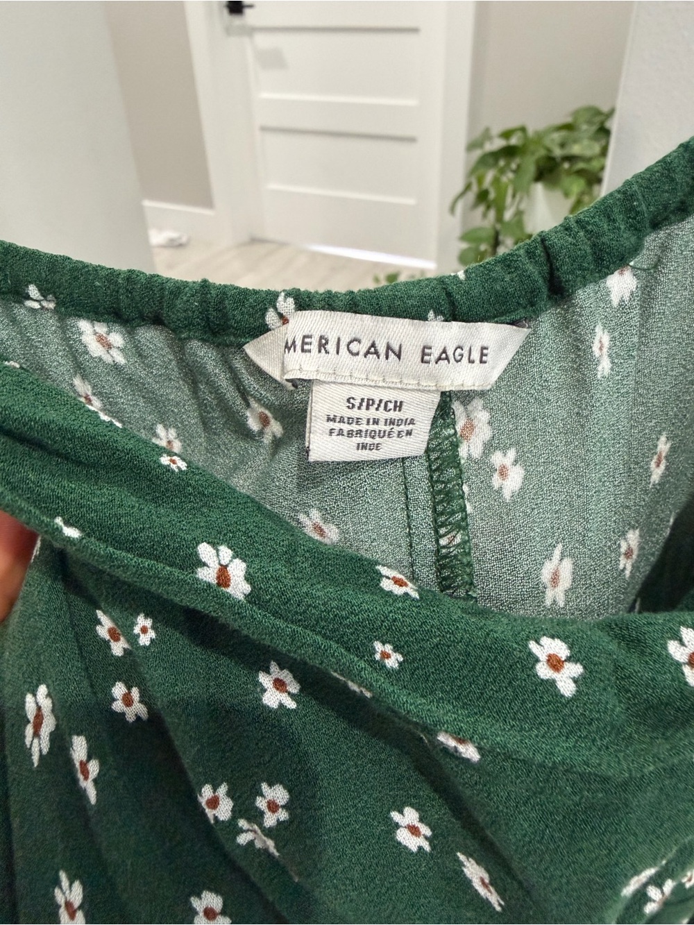 American Eagle Outfitters Dark Green Floral Maxi Dress - Picture 3 of 5